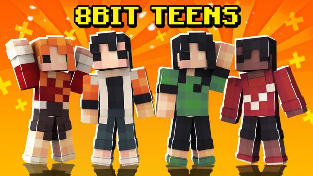 Thumbnail of the Minecraft Bedrock Marketplace product 8Bit Teens created by Heropixel Games.