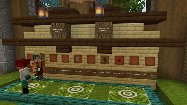 Screenshot of the Minecraft Bedrock Marketplace product Biome Skyblock created by Heropixel Games.