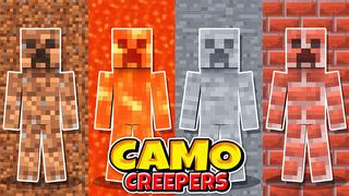 Thumbnail of the Minecraft Bedrock Marketplace product Camo Creepers created by HeroPixels.