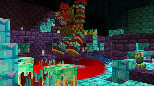 Screenshot of the Minecraft Bedrock Marketplace product Circus Textures created by HeroPixels.