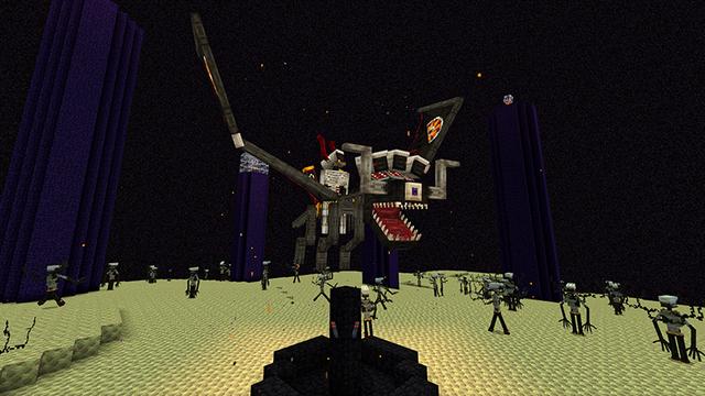 Screenshot of the Minecraft Bedrock Marketplace product Creepy Nightmare created by Heropixel Games.