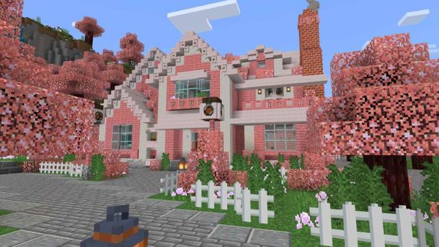 Screenshot of the Minecraft Bedrock Marketplace product Maison mignonne et douillette created by Heropixel Games.