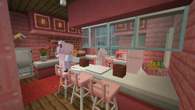 Screenshot of the Minecraft Bedrock Marketplace product Maison mignonne et douillette created by Heropixel Games.