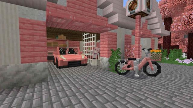 Screenshot of the Minecraft Bedrock Marketplace product Maison mignonne et douillette created by Heropixel Games.