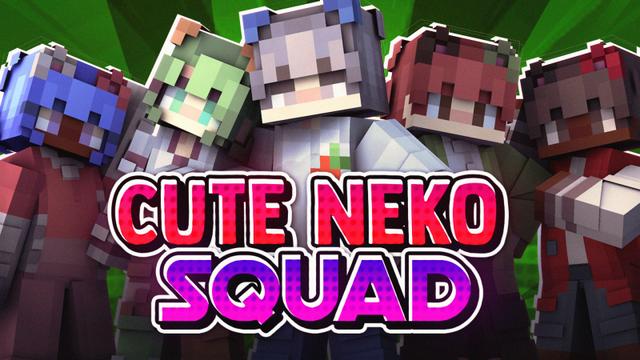 Thumbnail of the Minecraft Bedrock Marketplace product Cute Neko Squad created by Heropixel Games.
