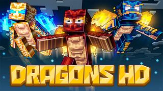 Thumbnail of the Minecraft Bedrock Marketplace product Dragons HD created by HeroPixels.