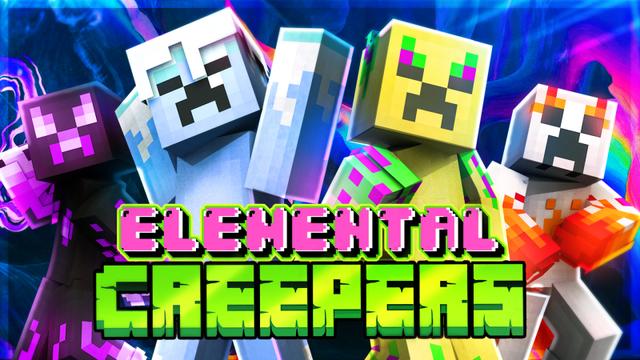 Thumbnail of the Minecraft Bedrock Marketplace product Elemental Creepers created by Heropixel Games.