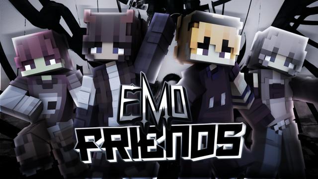 Thumbnail of the Minecraft Bedrock Marketplace product Emo Friends created by Heropixel Games.