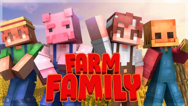 Thumbnail of the Minecraft Bedrock Marketplace product Farm Family created by Heropixel Games.