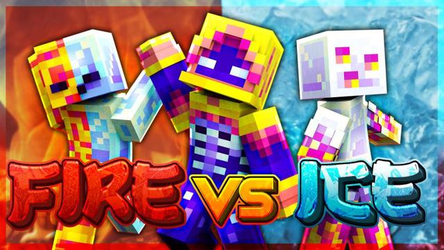 Thumbnail of the Minecraft Bedrock Marketplace product Fire VS Ice created by Heropixel Games.