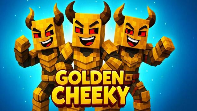 Thumbnail of the Minecraft Bedrock Marketplace product Golden Cheeky created by Heropixel Games.