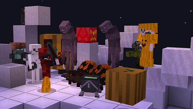Screenshot of the Minecraft Bedrock Marketplace product Horror Skyblock created by Heropixel Games.