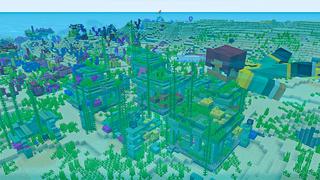 Screenshot of the Minecraft Bedrock Marketplace product Island Survival created by Heropixel Games.