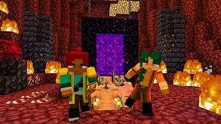 Screenshot of the Minecraft Bedrock Marketplace product Island Survival created by Heropixel Games.