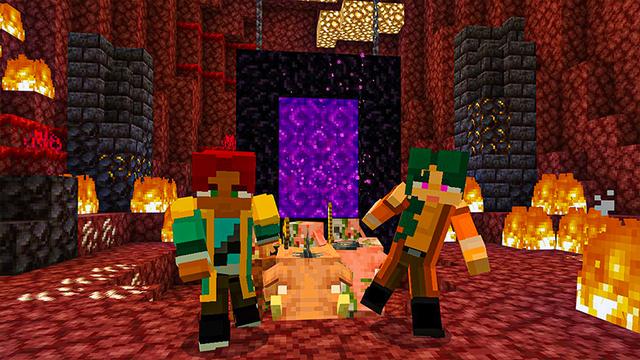 Screenshot of the Minecraft Bedrock Marketplace product Island Survival created by Heropixel Games.