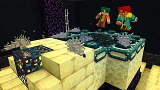 Screenshot of the Minecraft Bedrock Marketplace product Island Survival created by Heropixel Games.
