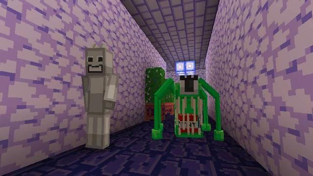 Screenshot of the Minecraft Bedrock Marketplace product Kindergarten Texture Pack created by Heropixel Games.