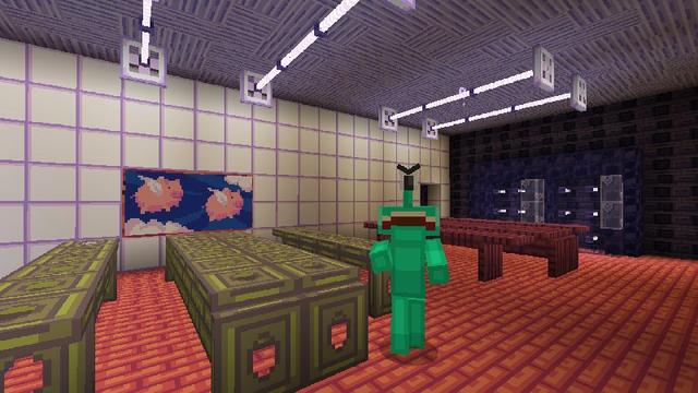 Screenshot of the Minecraft Bedrock Marketplace product Kindergarten Texture Pack created by Heropixel Games.