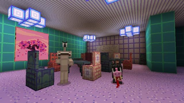 Screenshot of the Minecraft Bedrock Marketplace product Kindergarten Texture Pack created by Heropixel Games.