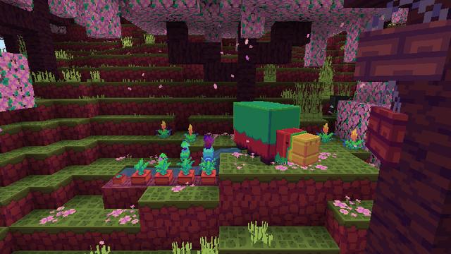 Screenshot of the Minecraft Bedrock Marketplace product Kindergarten Texture Pack created by Heropixel Games.