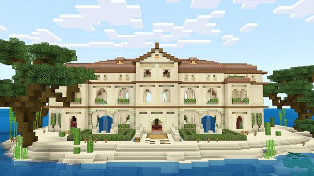 Screenshot of the Minecraft Bedrock Marketplace product Luxury Millionaire Mansion created by Heropixel Games.