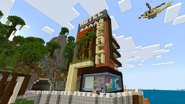 Screenshot of the Minecraft Bedrock Marketplace product Millionaire Mansion$ created by Heropixel Games.