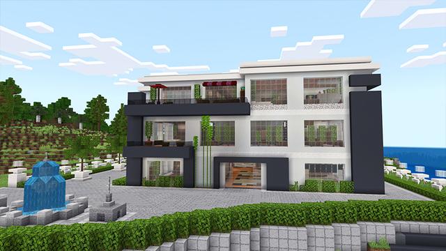 Screenshot of the Minecraft Bedrock Marketplace product Millionaire Party Mansion created by Heropixel Games.