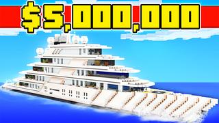 Thumbnail of the Minecraft Bedrock Marketplace product Millionaire Yacht created by HeroPixels.