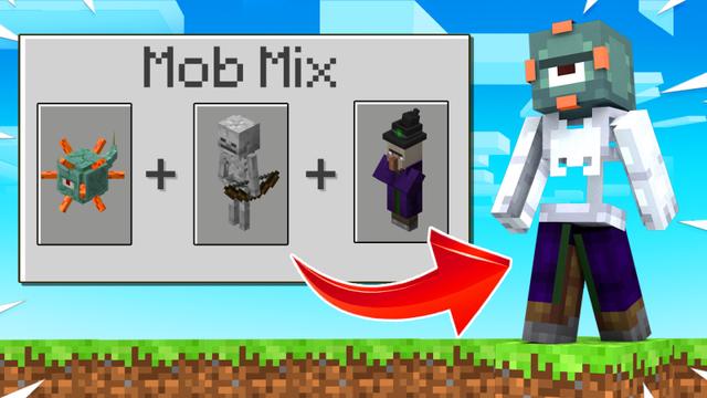 Thumbnail of the Minecraft Bedrock Marketplace product Mix Mobs created by Heropixel Games.