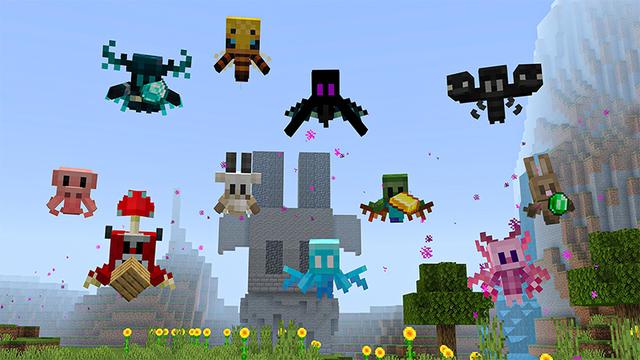 Screenshot of the Minecraft Bedrock Marketplace product Mais Allays created by Heropixel Games.