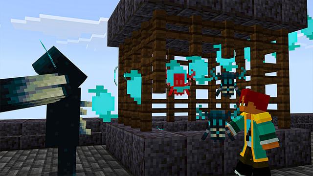 Screenshot of the Minecraft Bedrock Marketplace product Mais Allays created by Heropixel Games.