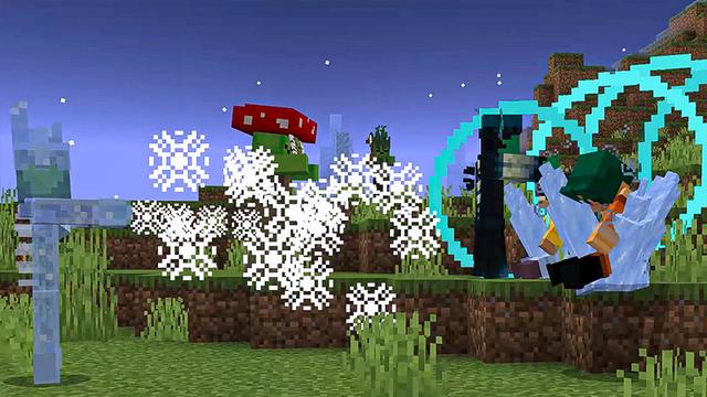Screenshot of the Minecraft Bedrock Marketplace product More Zombies created by Heropixel Games.