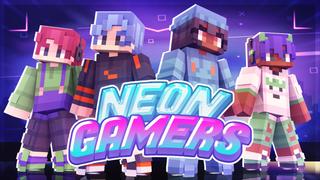 Thumbnail of the Minecraft Bedrock Marketplace product Neon Gamers created by HeroPixels.