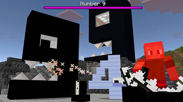 Screenshot of the Minecraft Bedrock Marketplace product Number Lore created by Heropixel Games.