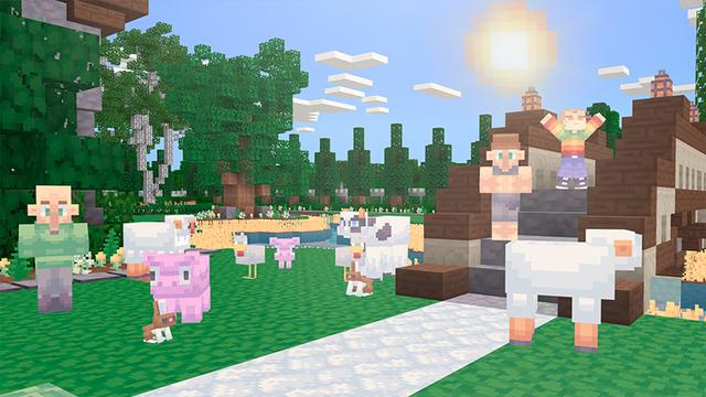 Screenshot of the Minecraft Bedrock Marketplace product Paraíso Pastel created by Heropixel Games.