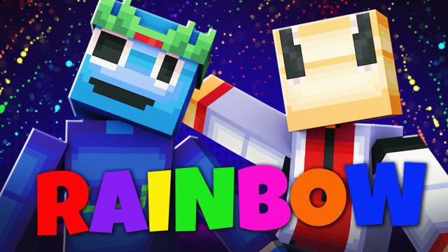 Thumbnail of the Minecraft Bedrock Marketplace product Rainbow HD created by Heropixel Games.