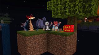Screenshot of the Minecraft Bedrock Marketplace product Skyblock Horror created by Heropixel Games.
