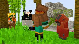 Screenshot of the Minecraft Bedrock Marketplace product Skyblock Jungle created by Heropixel Games.