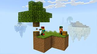 Screenshot of the Minecraft Bedrock Marketplace product Skyblock created by Heropixel Games.