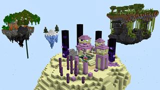 Screenshot of the Minecraft Bedrock Marketplace product Skyblock created by Heropixel Games.