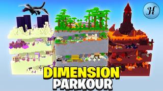 Thumbnail of the Minecraft Bedrock Marketplace product Dimension Parkour created by Hielke Maps.