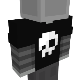Thumbnail of the Minecraft Bedrock Marketplace product Emo Skull Shirt created by Hielke Maps.