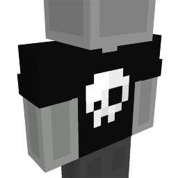 Thumbnail of the Minecraft Bedrock Marketplace product Goth Skull Shirt created by Hielke Maps.