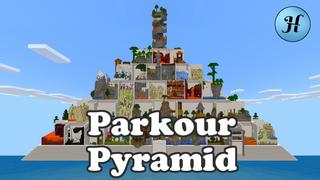 Thumbnail of the Minecraft Bedrock Marketplace product Pirámide de Parkour created by Hielke Maps.
