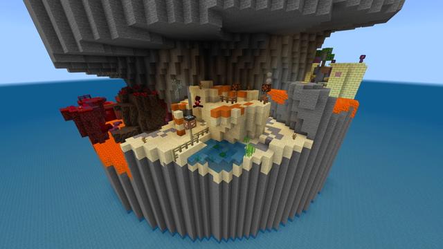 Screenshot of the Minecraft Bedrock Marketplace product Parkour Spiral 3 created by Hielke Maps.