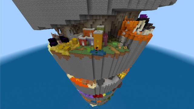 Screenshot of the Minecraft Bedrock Marketplace product Parkour Spiral 3 created by Hielke Maps.