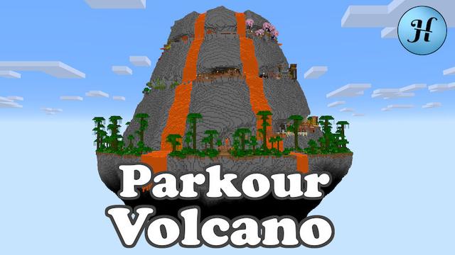 Parkour Volcano By Hielke Maps | CHUNK - Minecraft Bedrock Marketplace ...