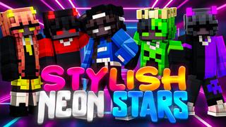 Thumbnail of the Minecraft Bedrock Marketplace product Stylish Neon Stars created by Hielke Maps.