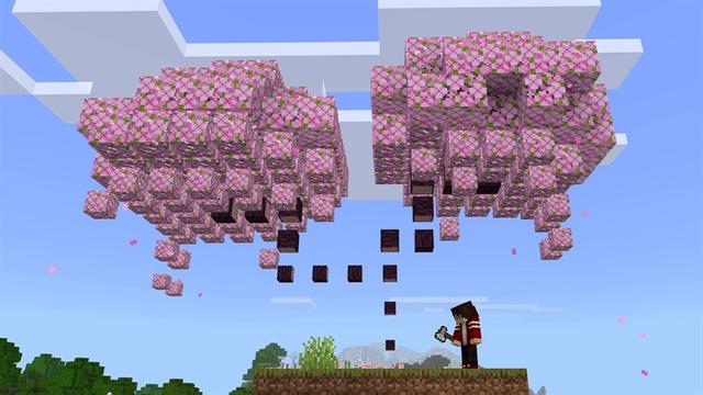 Screenshot of the Minecraft Bedrock Marketplace product TreeCapitator Add-On created by Hielke Maps.