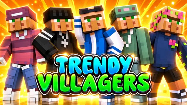 Thumbnail of the Minecraft Bedrock Marketplace product Trendy Villagers created by Hielke Maps.